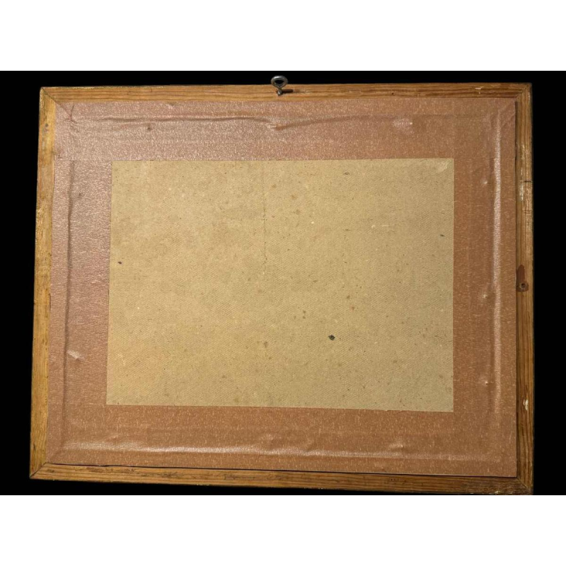 Option to buy Roger BERCKMANS "in the snowy street" oil on cardboard