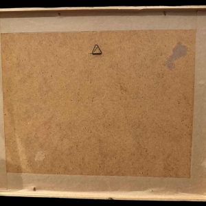 Marie-Louise BATARDY « Souvenirs » gouache sur papier, uvre originale, ca 1980