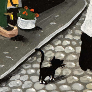 Marie-Louise BATARDY «  Begijnschap van Diest II » schilderij olie