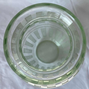 DAUM Nancy art deco engraved vase