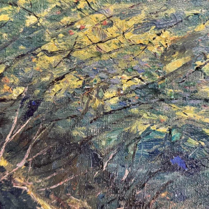 Eugène COLIGNON « In de zomer in het kreupelhout » schilderij olie op doek