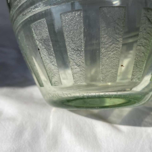 Vase DAUM Nancy art deco en verre gravé