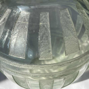 Vase DAUM Nancy art deco en verre gravé