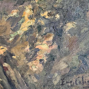 Eugène COLIGNON « Undergrowth in summer » painting oil on canvas