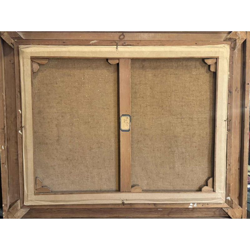 Eugène COLIGNON « In de zomer in het kreupelhout » schilderij olie op doek