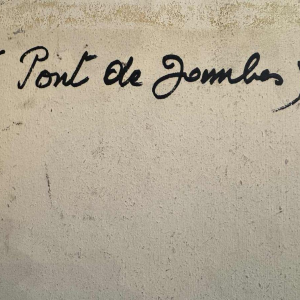 Olivier Henri BOSERET "Namur, the banks of the Meuse and the Jambes bridge" painting oil on board