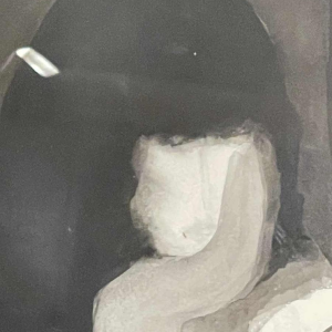 Luc PEROT (1922-1985) huile diluée sur papier