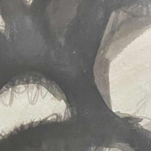 Luc PEROT (1922-1985) diluted oil on paper