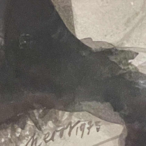 Luc PEROT (1922-1985) verdunde olie op papier