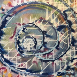 Acrylschilderij op canvas, urban art, gesigneerd BOBO (kunstenaar te identificeren)