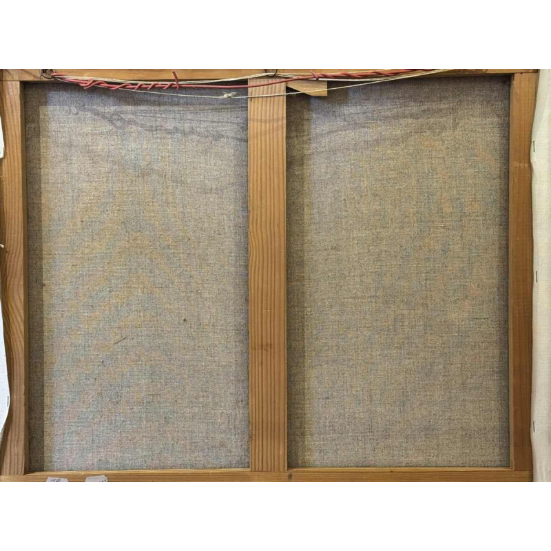 Peinture acrylique sur toile, art urbain, tableau signé BOBO ( artiste à identifier)