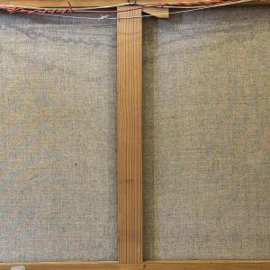 Peinture acrylique sur toile, art urbain, tableau signé BOBO ( artiste à identifier)