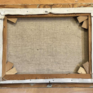 Christiane GEWELT « Les lavandes du plateau des CLAPAREDES » peinture huile sur toile