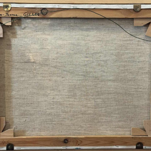 Marie-Jeanne GILLES "Rivier in de Ardennen" olieverf op doek