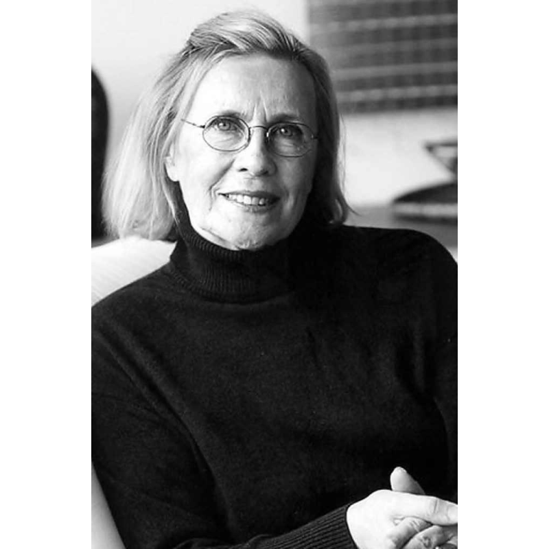 RITVA PUOTILA, GILDE MUSTER editie, abstract zuiver wollen tapijt ca 1965