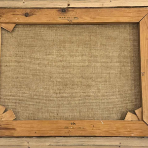 René WILHEM " Landschap " schilderij olieverf op doek