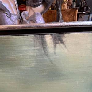 MACKOWIAK ERWIN " Nu 1972 " Pop'Art belge, tableau / peinture / huile sur toile