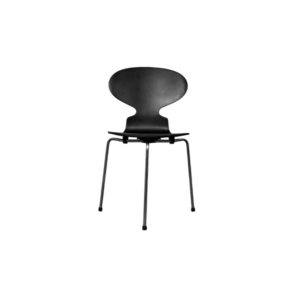 Arne Jacobsen pour Fritz Hansen, chaise fourmis tripode noire