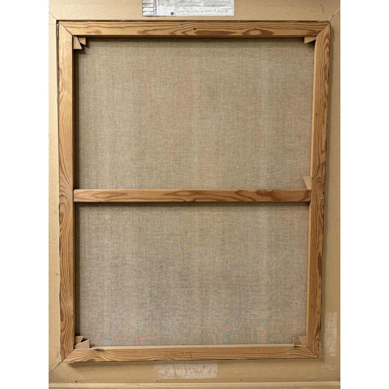 Igor SWINGEDAU "Symbolist scene" painting oil on canvas