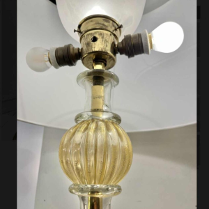 Seguso Vetri dArte, lampadaire en verre de Venise, circa 1940