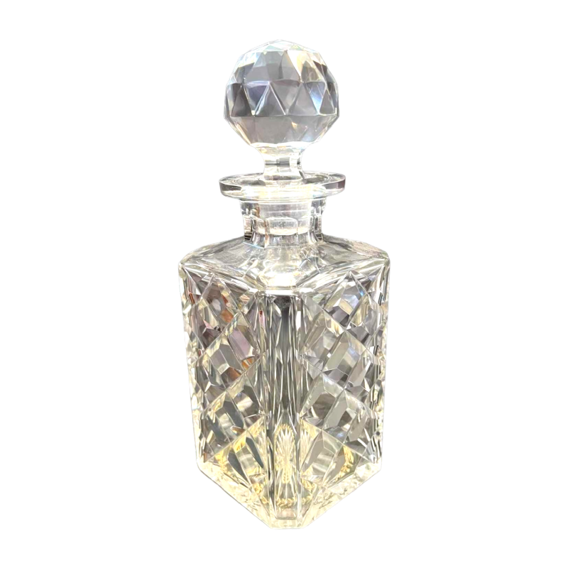 Val Saint Lambert, carafe à whisky cristal clair