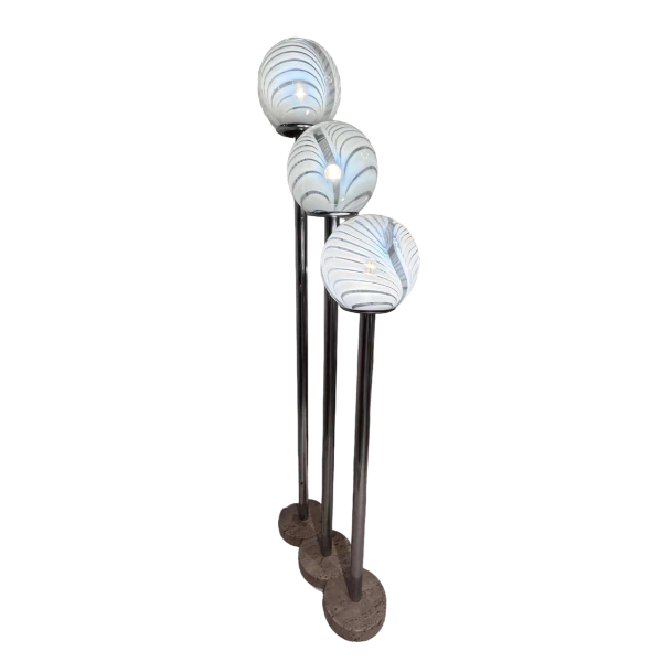 M.Vignelli voor Venini, set lampen, mod. "Tessuto" circa 1970