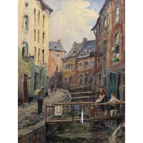 Albert DANDOY (1885-1977): Namen - looierijstraat in 1930.