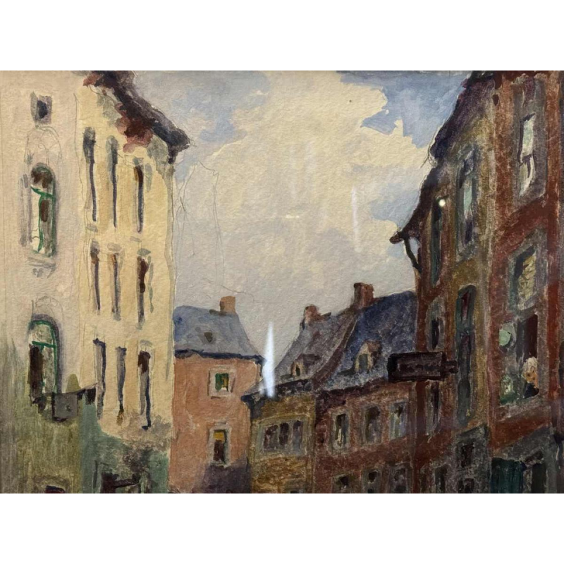 Albert DANDOY (1885-1977): Namen - looierijstraat in 1930.
