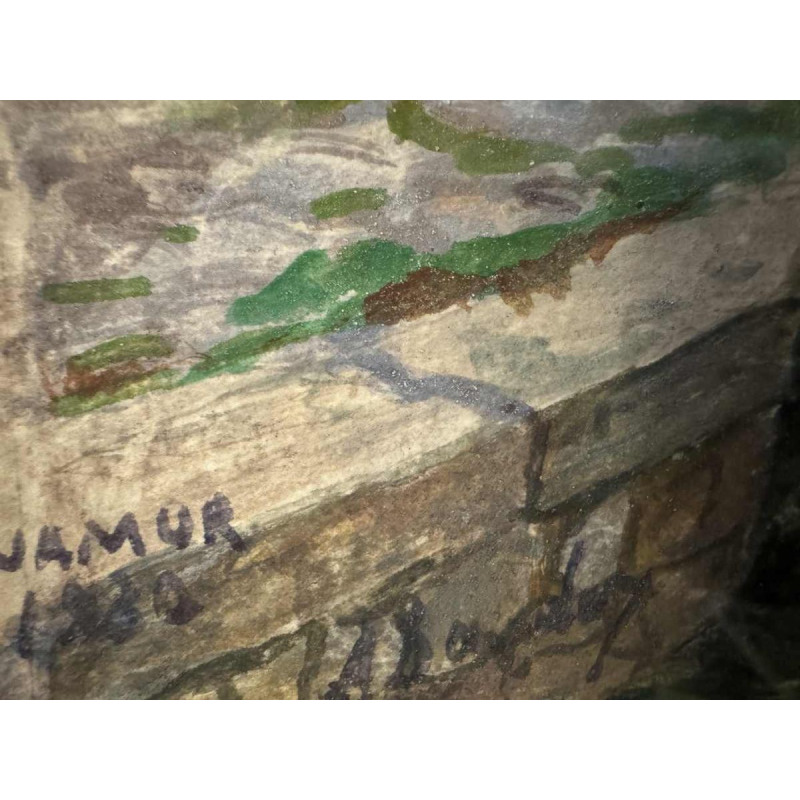 Albert DANDOY (1885-1977): Namen - looierijstraat in 1930.