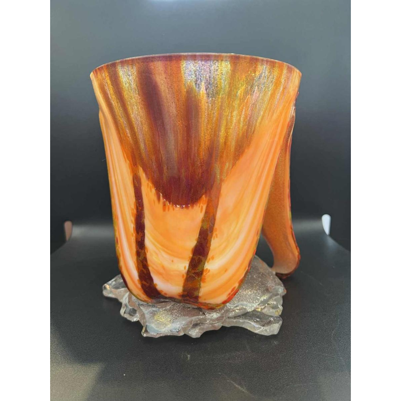Robert EMERINGER Glass vase sculpture