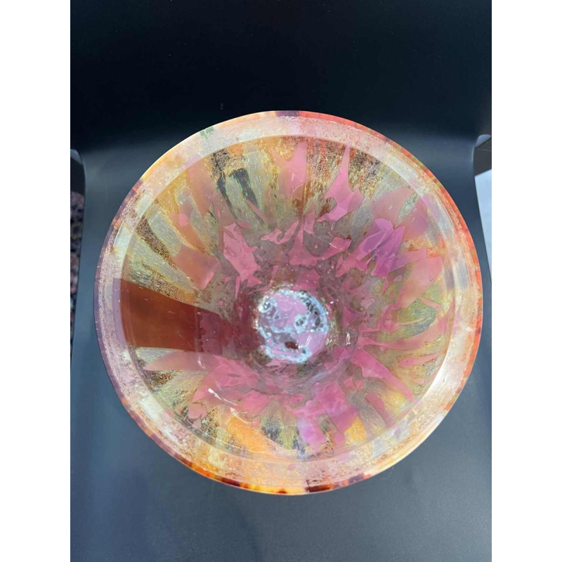 Robert EMERINGER, vase sculpture en verre