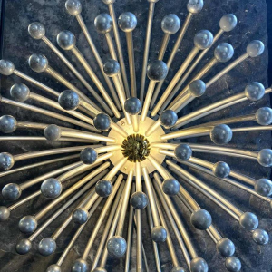 Grande lampe / applique PISTILLO de VALENTI LUCE - STUDIO TETRACH, Space Age, polymère chromé, ca 1970