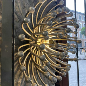 Grote lamp / wandlamp PISTILLO by VALENTI LUCE - STUDIO TETRACH, Space Age, verchroomd polymeer, ca 1970