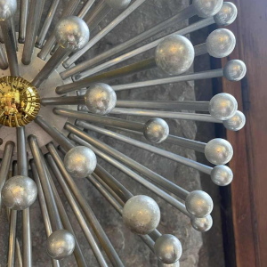 Grande lampe / applique PISTILLO de VALENTI LUCE - STUDIO TETRACH, Space Age, polymère chromé, ca 1970