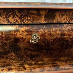 Shawl chest in the form of a sarcophagus, Charles X period