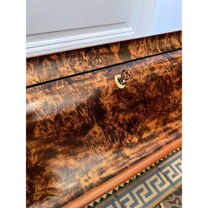 Shawl chest in the form of a sarcophagus, Charles X period