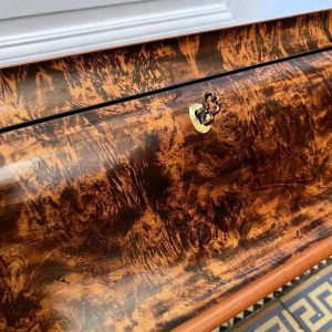 Shawl chest in the form of a sarcophagus, Charles X period