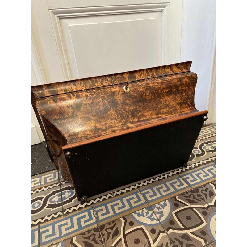 Shawl chest in the form of a sarcophagus, Charles X period