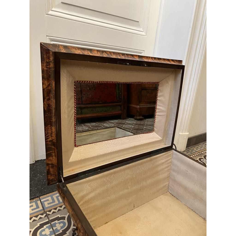 Shawl chest in the form of a sarcophagus, Charles X period