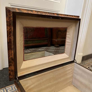Shawl chest in the form of a sarcophagus, Charles X period