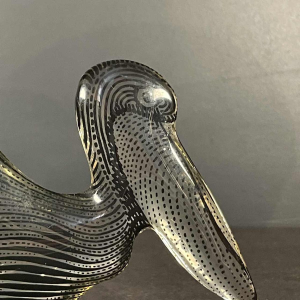 ABRAHAM PALATNIK 'Pelican' Sculpture, Optic'Art / Kinetic Lucite Resin, 1960s