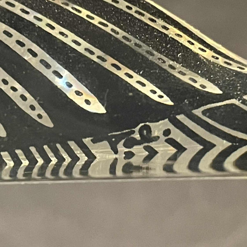 ABRAHAM PALATNIK 'Pelikaan' sculptuur Optic'Art / kinetische hars Lucite, 1960s