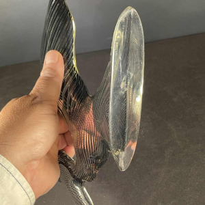 ABRAHAM PALATNIK ' Pélican ' Sculpture Optic'Art / Cinétique Résine Lucite 1960s