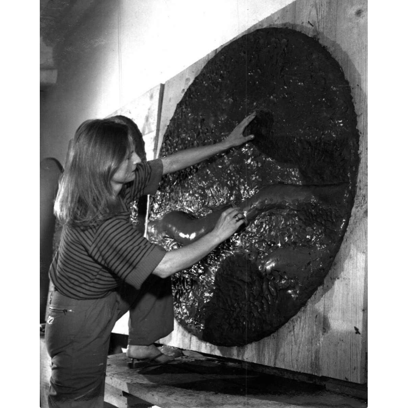 Béatrice Jaber, brons sculptuur van een truffel, in opdracht van het restaurant "La Truffe Noire"