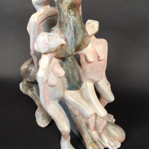ANDRE WILKIN, Sculptuur Figuratief Expressionistisch Polyester PAARD 1980