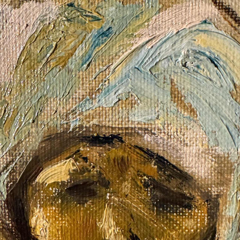 The young Bedouin and the signature lamb to be identified