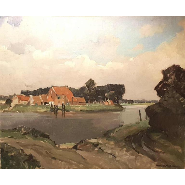 LANDSCAPE by HERMAN VERBAERE (1906-1993)