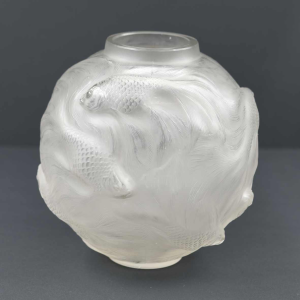 Vaas "Formose" (1924) in wit opaalglas van René Lalique (1860-1945)