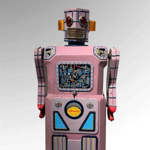 4 robots Masudaya du "gang of five" Japon, ca 1950/60