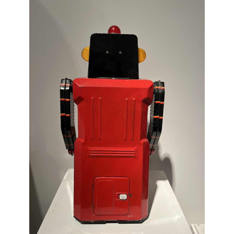 4 robots Masudaya du "gang of five" Japon, ca 1950/60